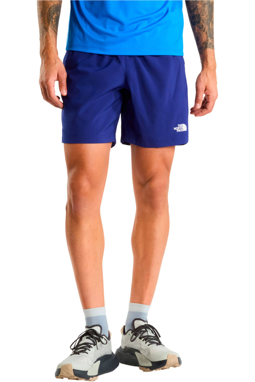 The North Face pantalón corto montaña hombre M 24/7 7IN SHORT vista frontal