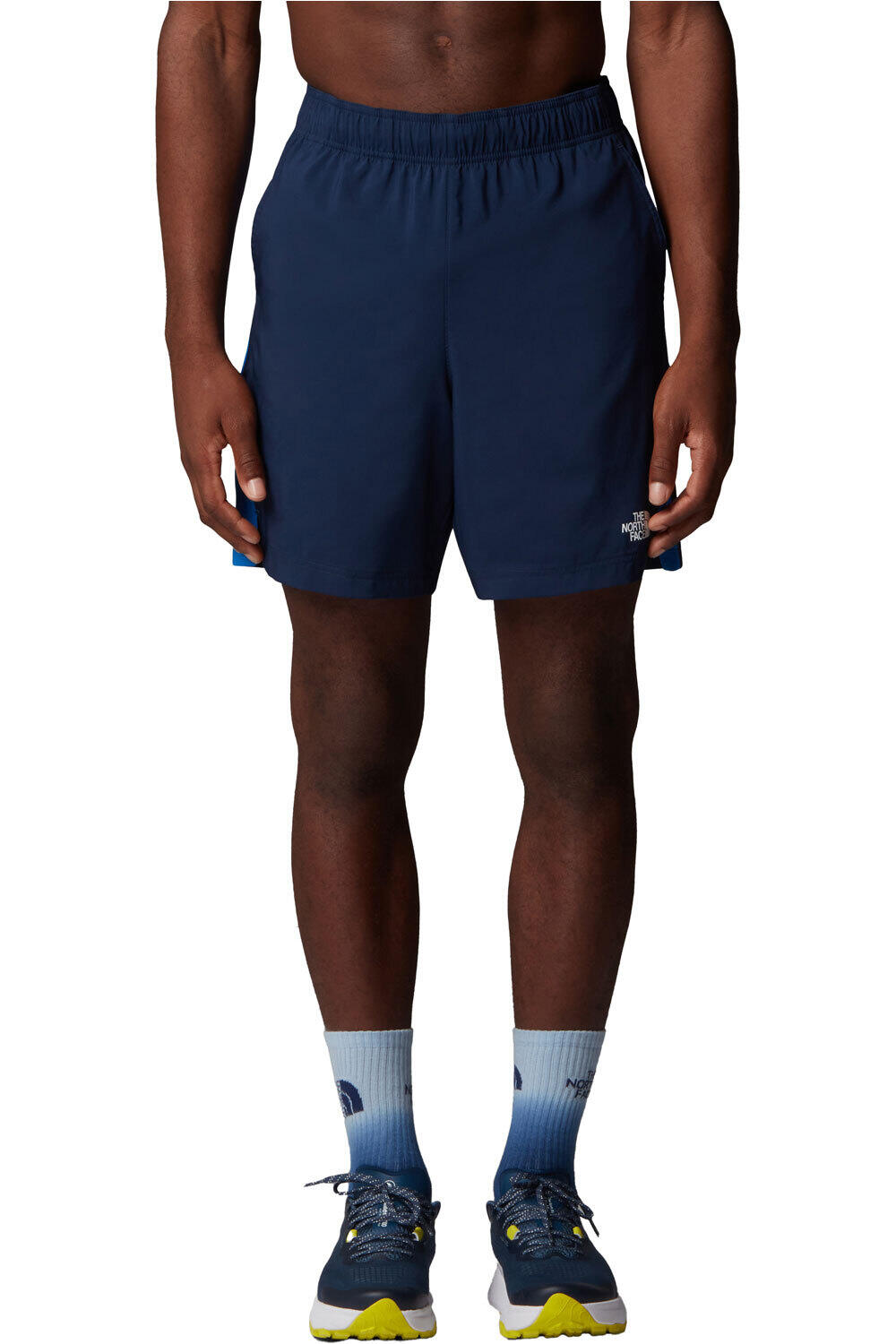 The North Face pantalón corto montaña hombre M 24/7 EMBOSSED SHORTS vista frontal