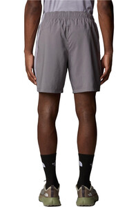 The North Face pantalón corto montaña hombre M 24/7 EMBOSSED SHORTS vista trasera