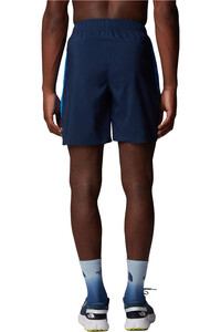 The North Face pantalón corto montaña hombre M 24/7 EMBOSSED SHORTS vista trasera