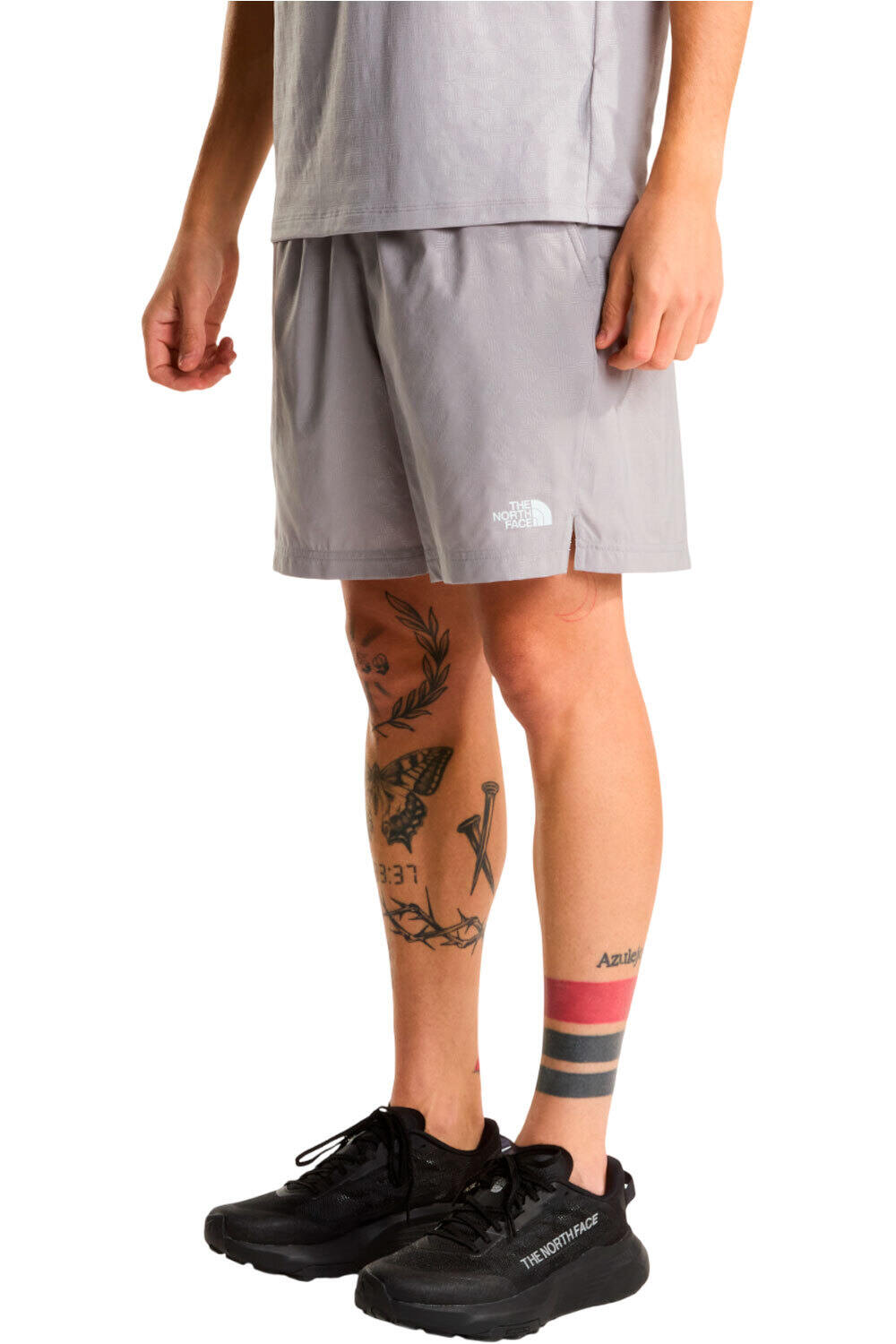 The North Face pantalón corto montaña hombre M 24/7 PENTADOME EMBOSSED 7IN SHORTS vista frontal