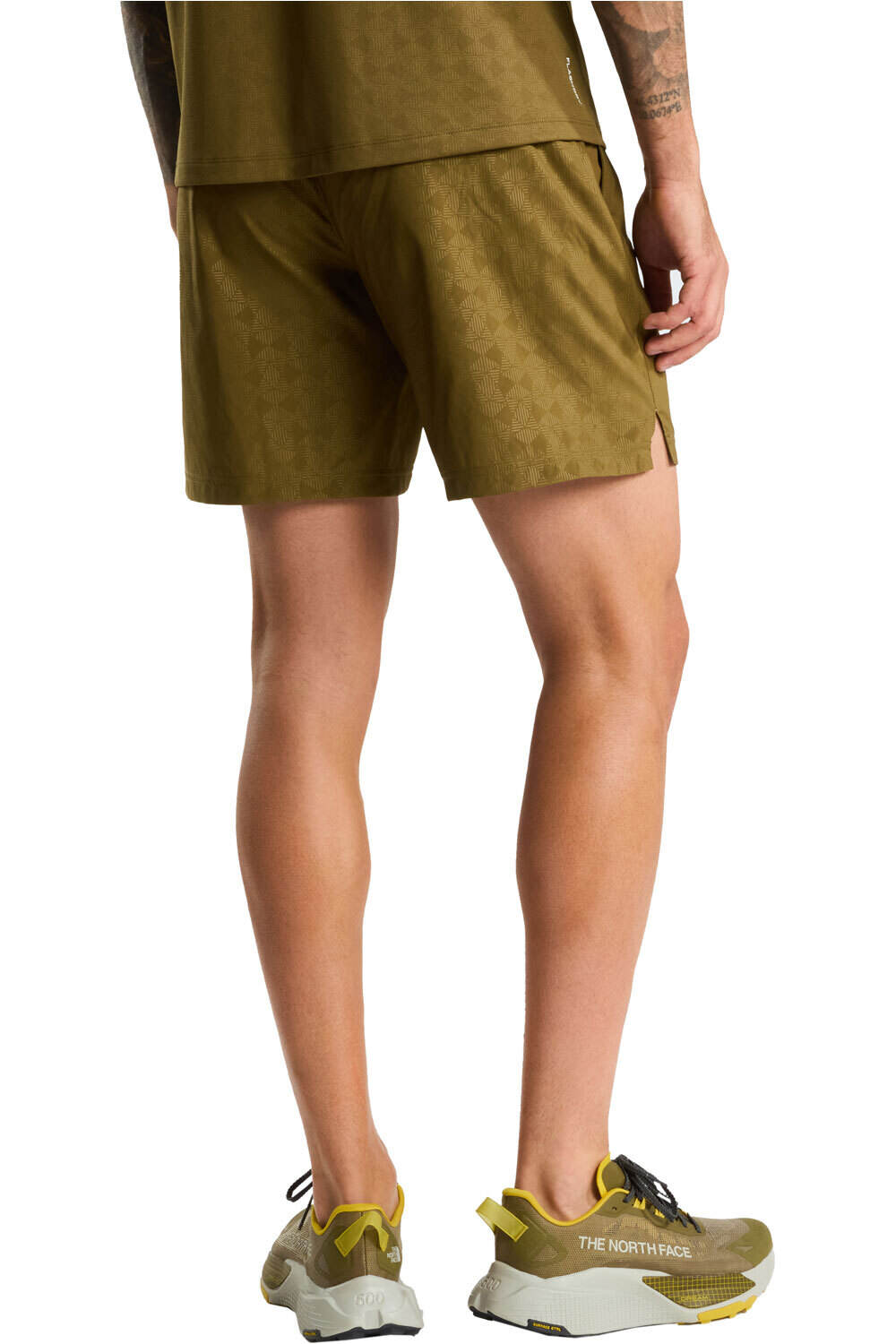 The North Face pantalón corto montaña hombre M 24/7 PENTADOME EMBOSSED 7IN SHORTS vista trasera