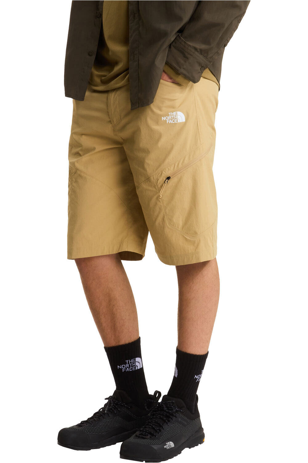 The North Face pantalón corto montaña hombre M EXPLORATION SHORT vista frontal
