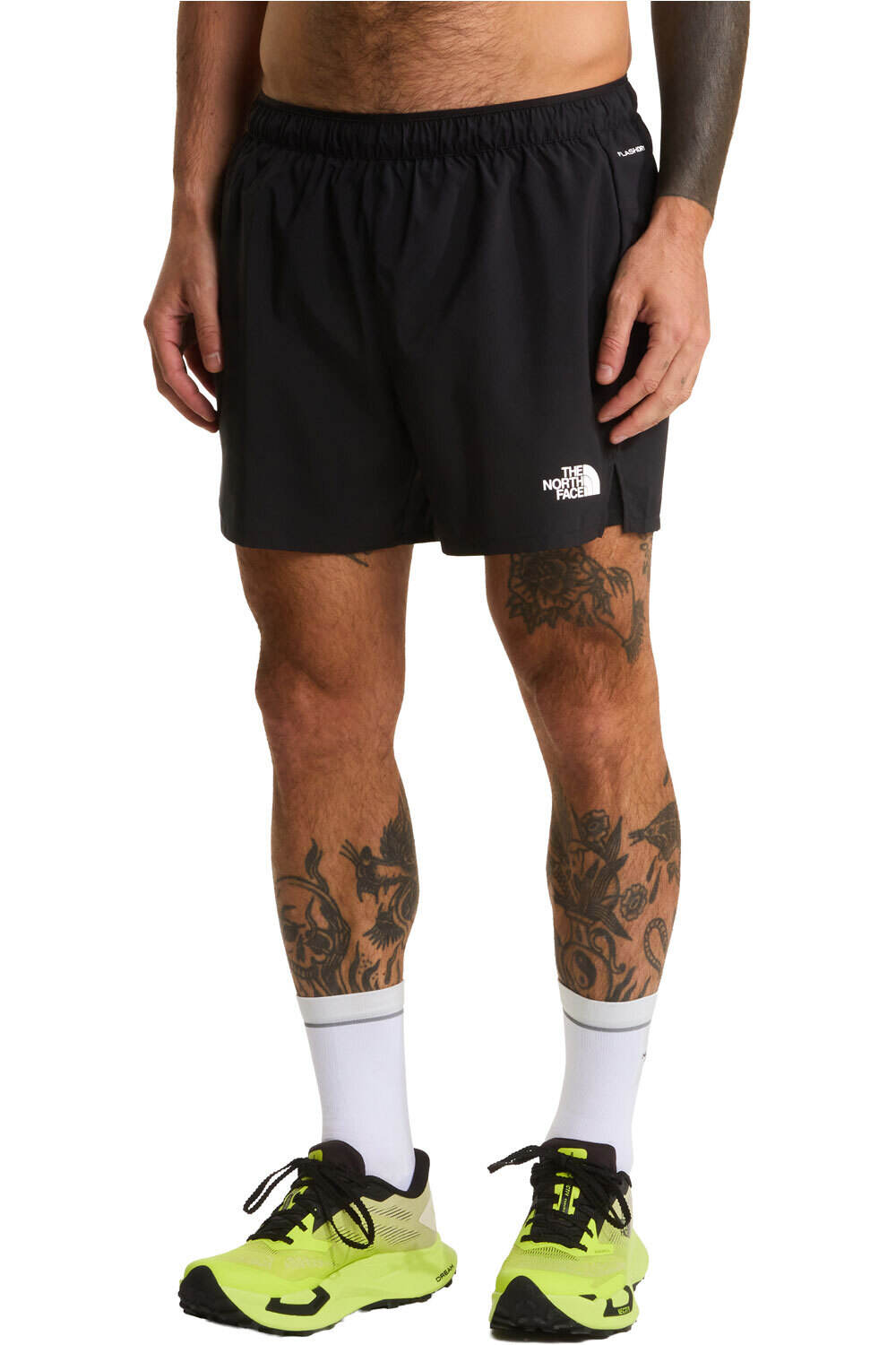 The North Face pantalón corto montaña hombre M LIGHTBRIGHT 2IN1 SHORT 5IN vista frontal