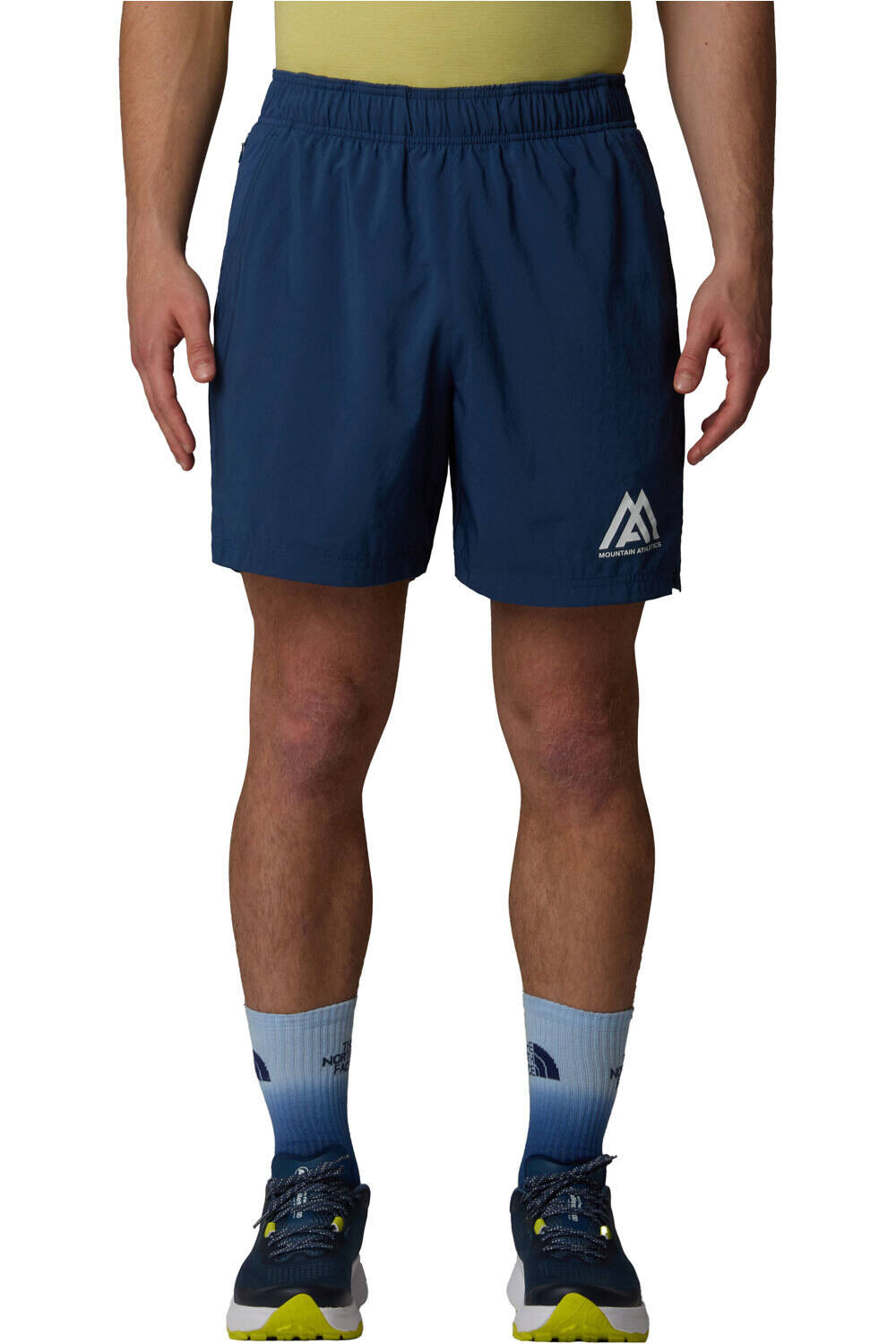 The North Face pantalón corto montaña hombre M MA 24/7 7IN SHORTS GRAPHIC vista frontal