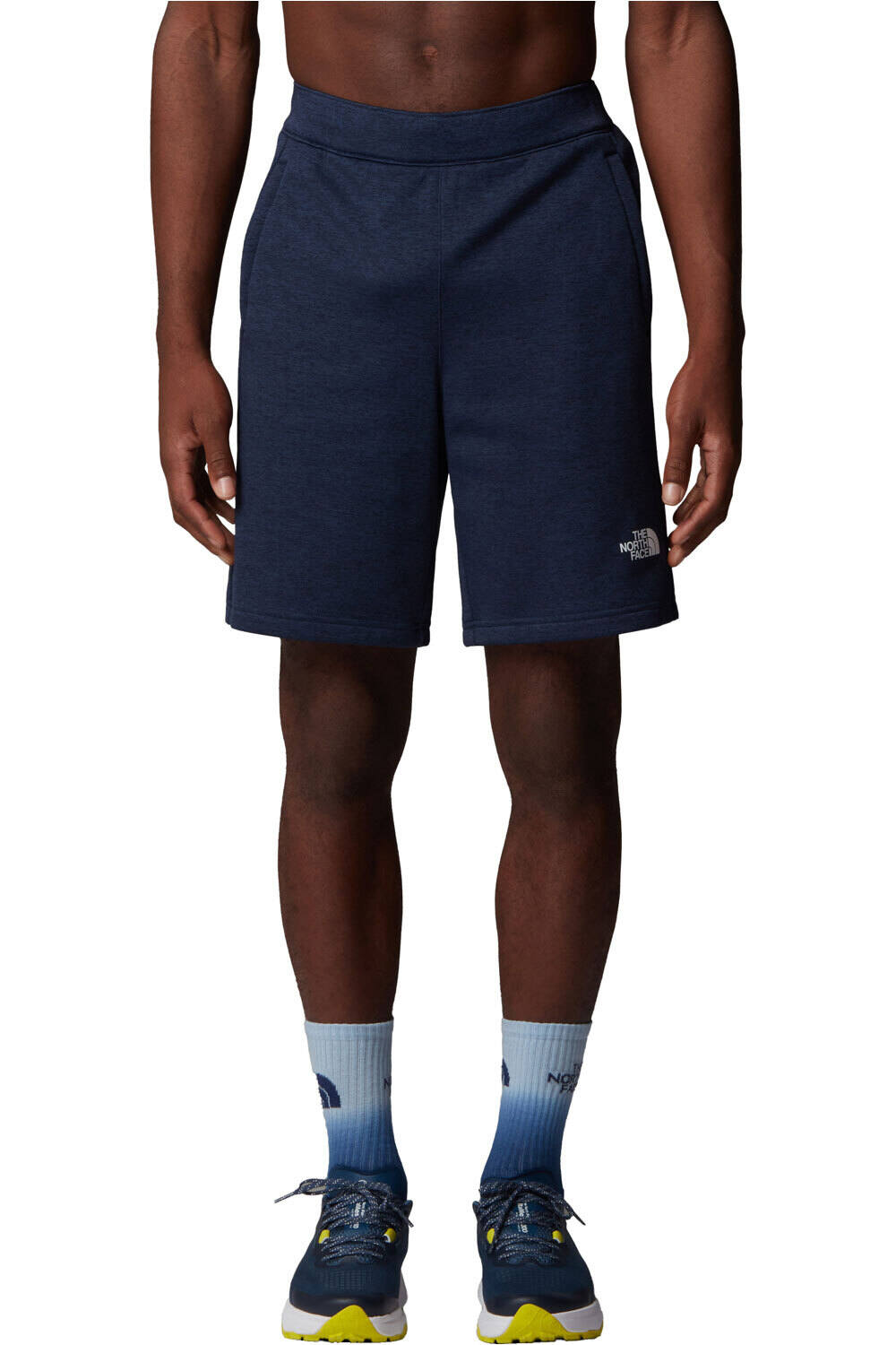 The North Face pantalón corto montaña hombre M REAXION FLEECE SHORTS vista frontal