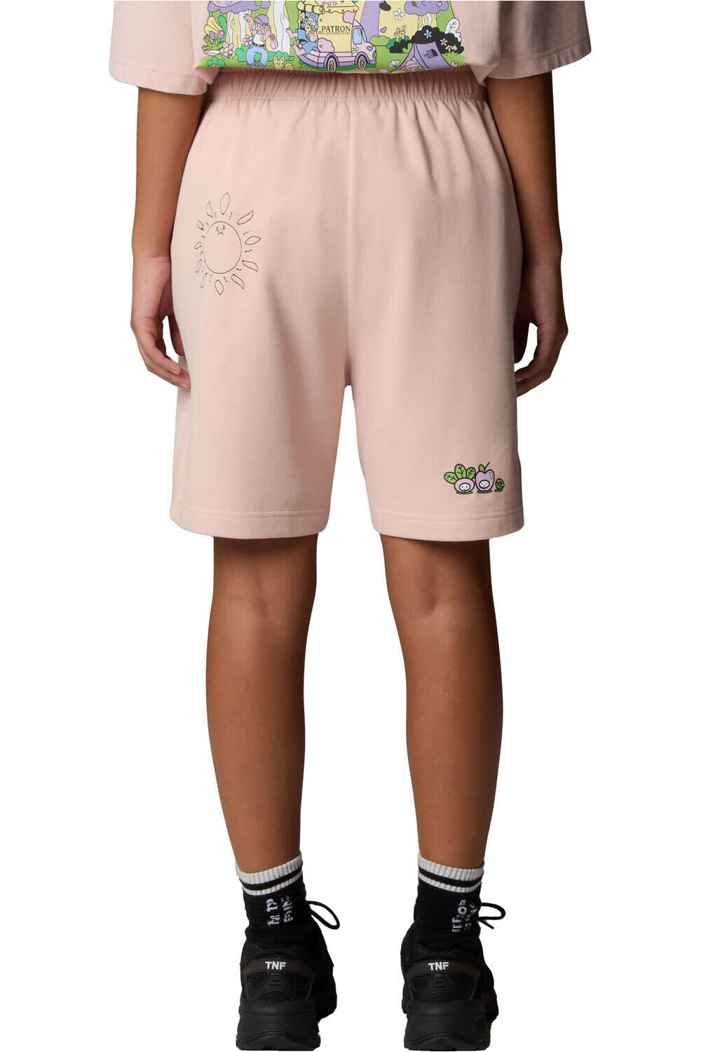 The North Face pantalón corto montaña hombre U MOUNTAIN CLEANUP RELAXED SHORT vista trasera