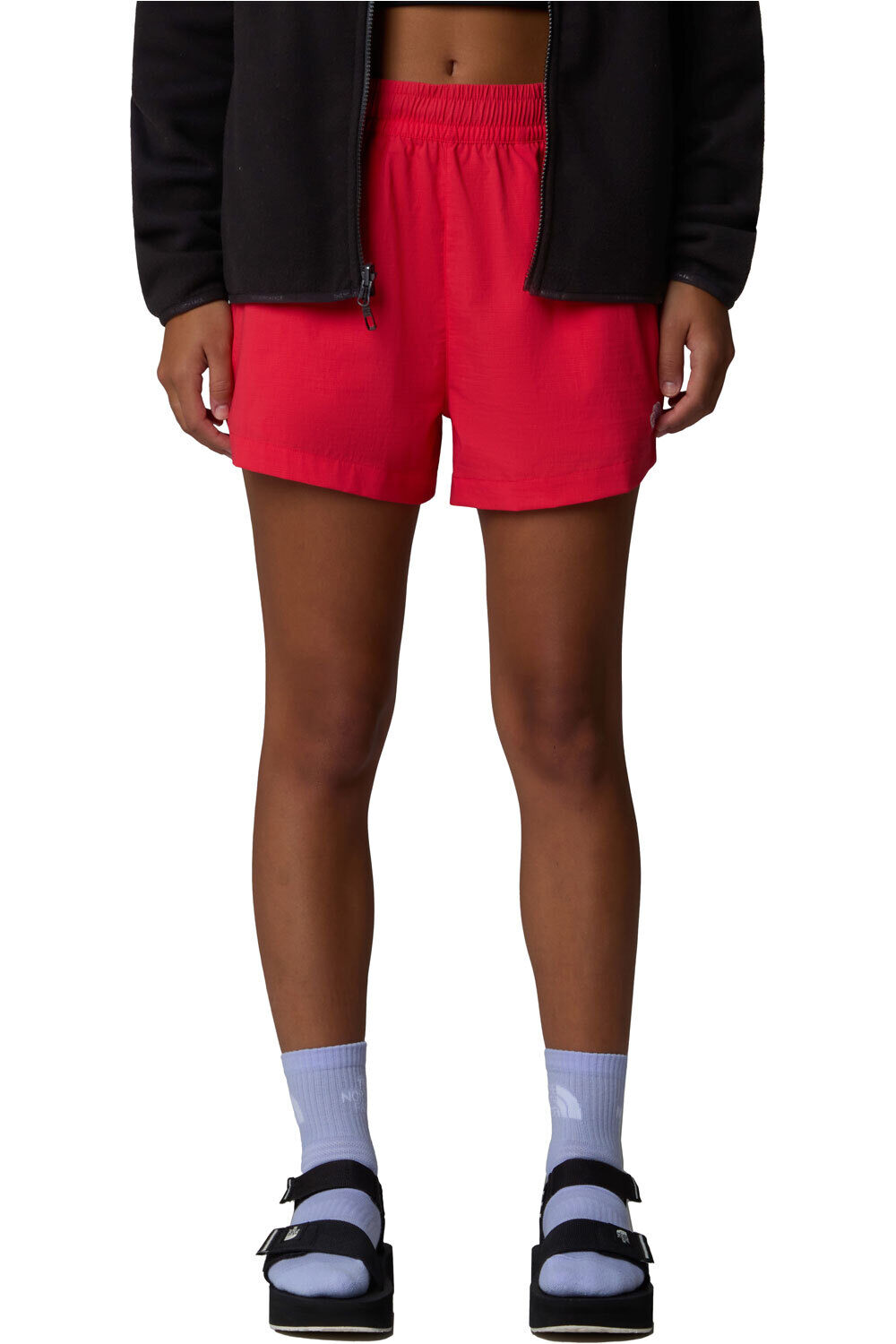 The North Face pantalón corto montaña mujer W CLASS V PATHFINDER PULL ON SHORT - 3 vista frontal
