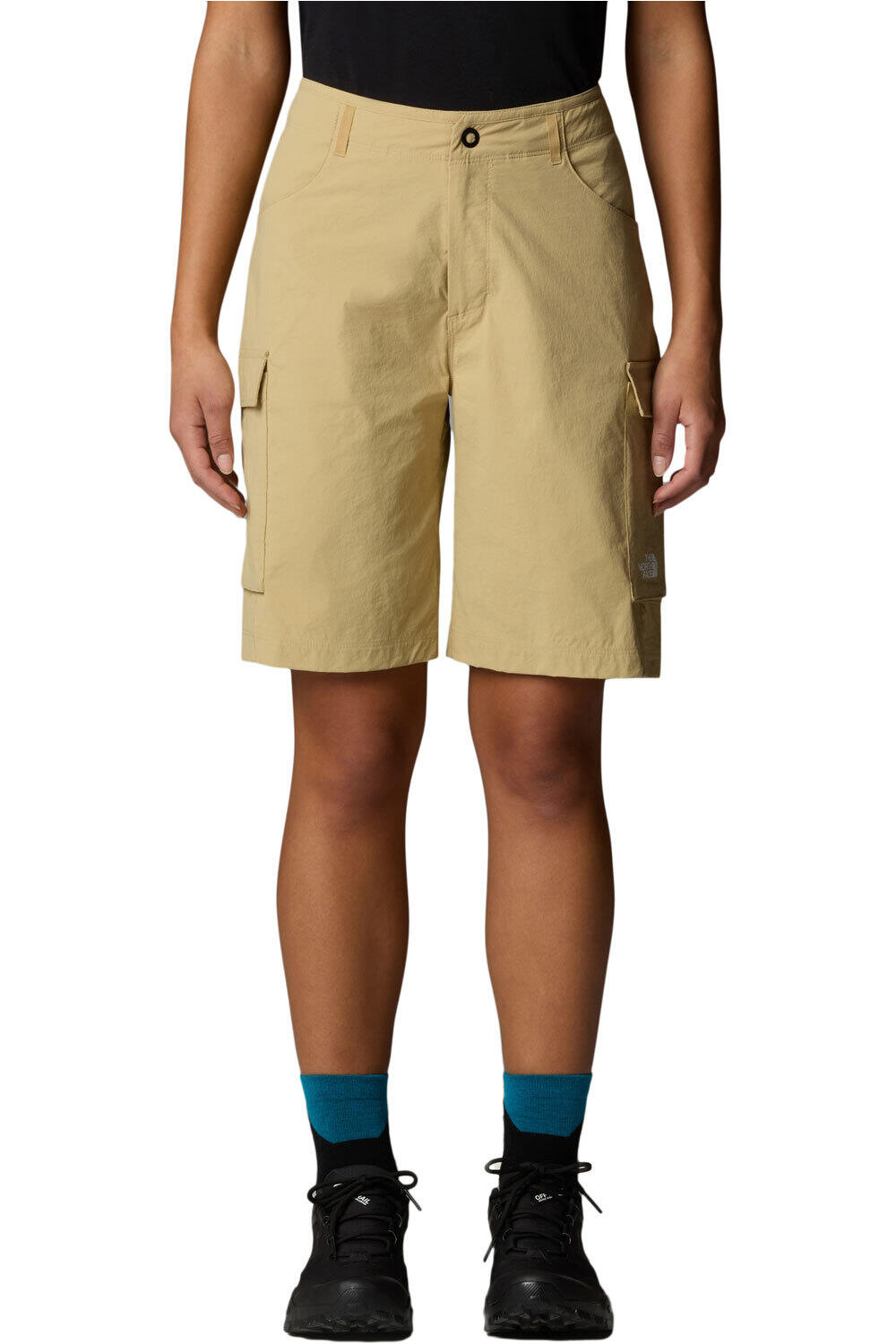 The North Face pantalón corto montaña mujer W EXPLORATION CARGO SHORT vista frontal
