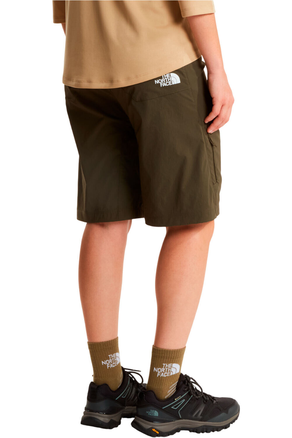 The North Face pantalón corto montaña mujer W EXPLORATION SHORT vista trasera