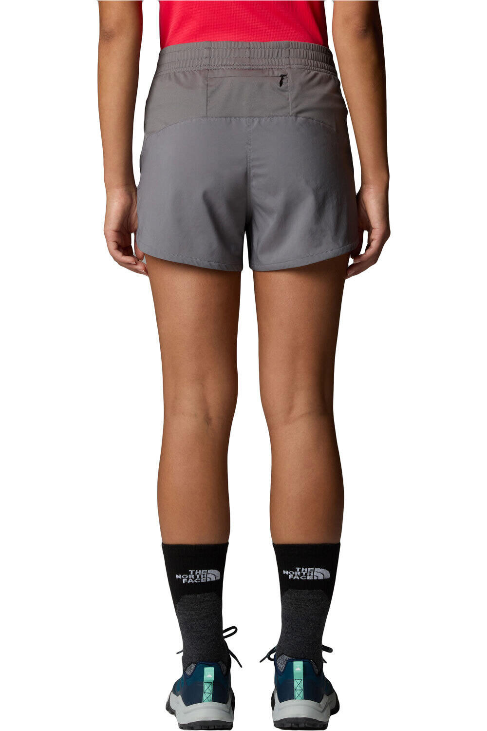 The North Face pantalón corto montaña mujer W FLEX WOVEN SHORT 3IN vista trasera