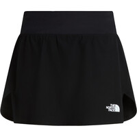 The North Face pantalón corto montaña mujer W FLEX WOVEN SKORT vista detalle