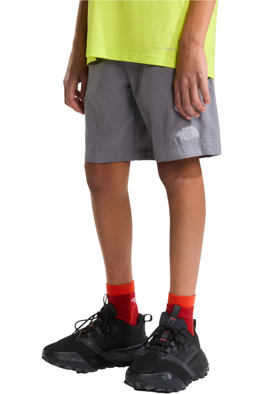 The North Face pantalón corto montaña niño TEEN 24/7 SHORT vista frontal