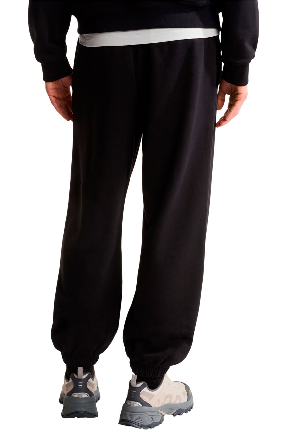The North Face pantalón hombre M TNF ESSENTIAL TERRY SIMPLE DOME RELAXE vista trasera