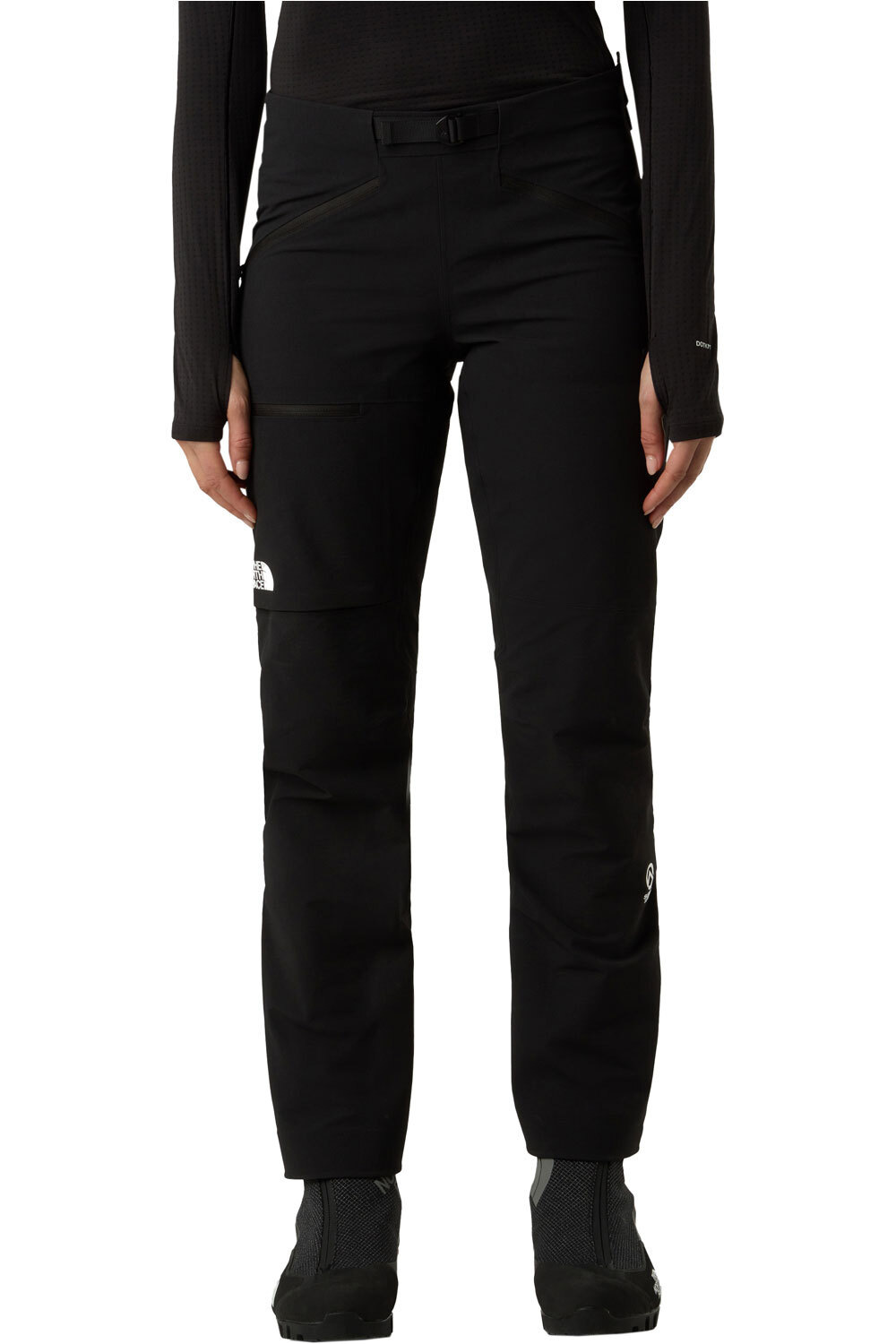 The North Face pantalón impermeable mujer W SUMMIT CHAMLANG SOFTSHELL PANT vista frontal