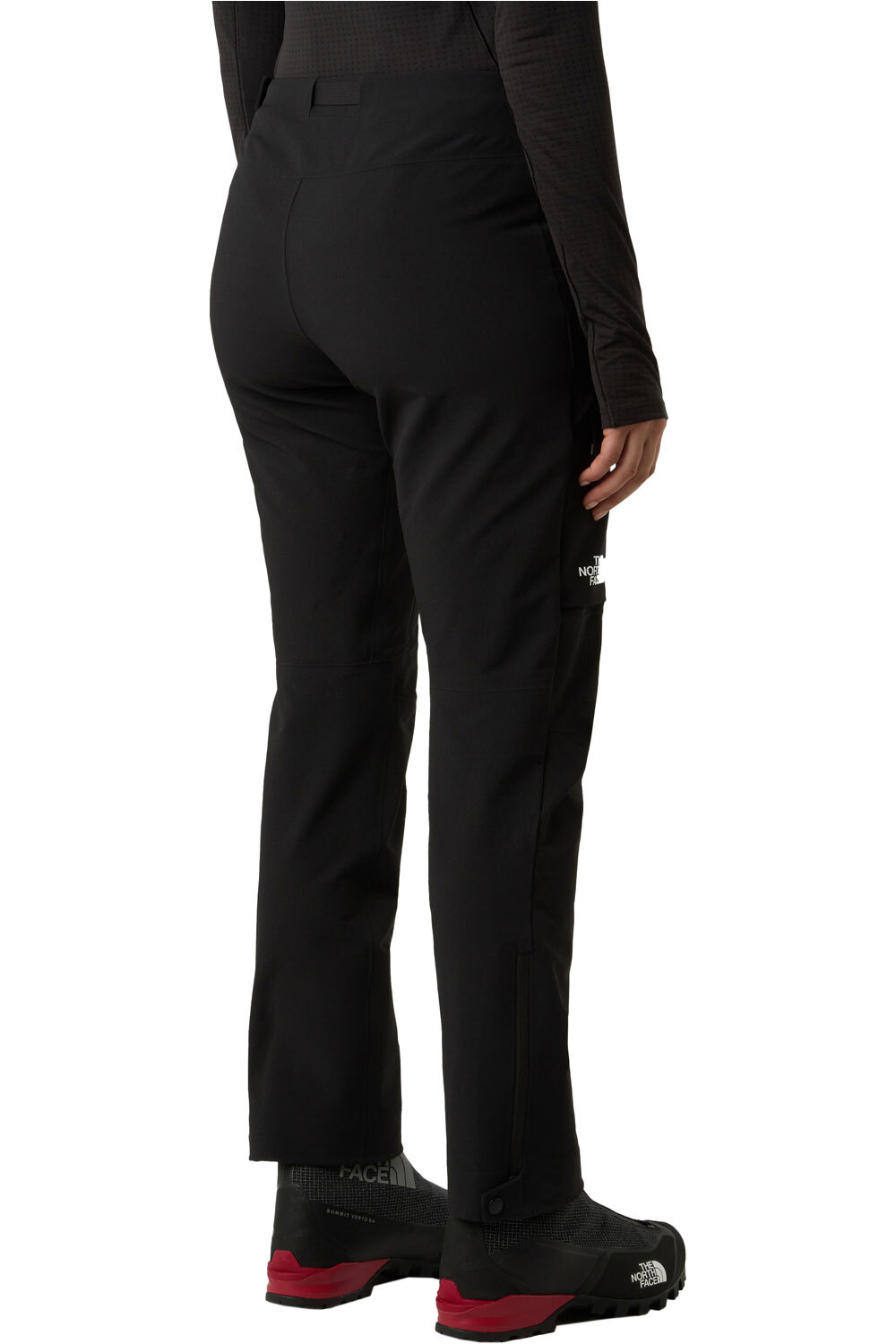 The North Face pantalón impermeable mujer W SUMMIT CHAMLANG SOFTSHELL PANT vista trasera