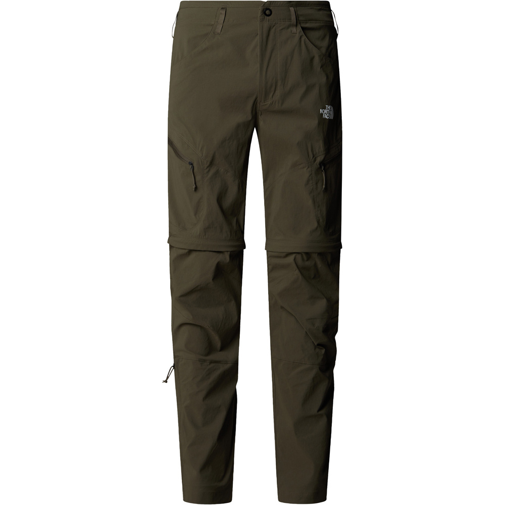 The North Face pantalón montaña hombre M EXPLORATION REG TAPERED CONVERTIBLE PA vista detalle