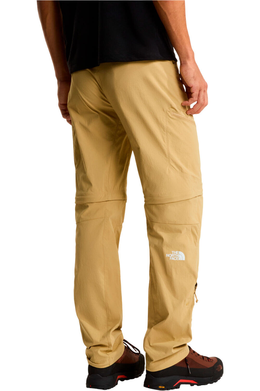 The North Face pantalón montaña hombre M EXPLORATION REG TAPERED CONVERTIBLE PA vista detalle