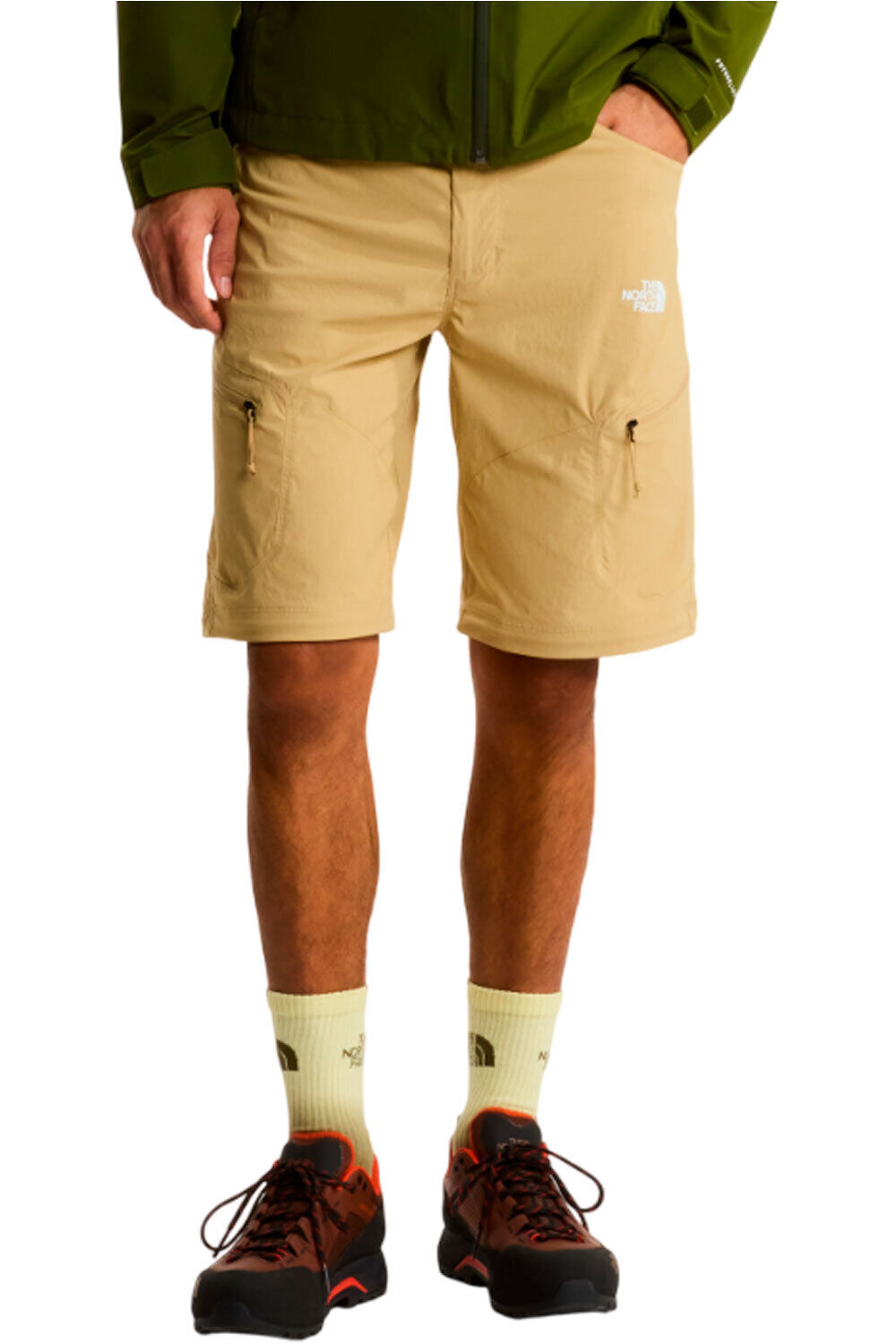 The North Face pantalón montaña hombre M EXPLORATION REG TAPERED CONVERTIBLE PA vista frontal