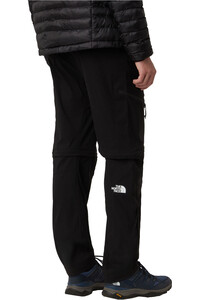 The North Face pantalón montaña hombre M EXPLORATION REG TAPERED CONVERTIBLE PA vista trasera
