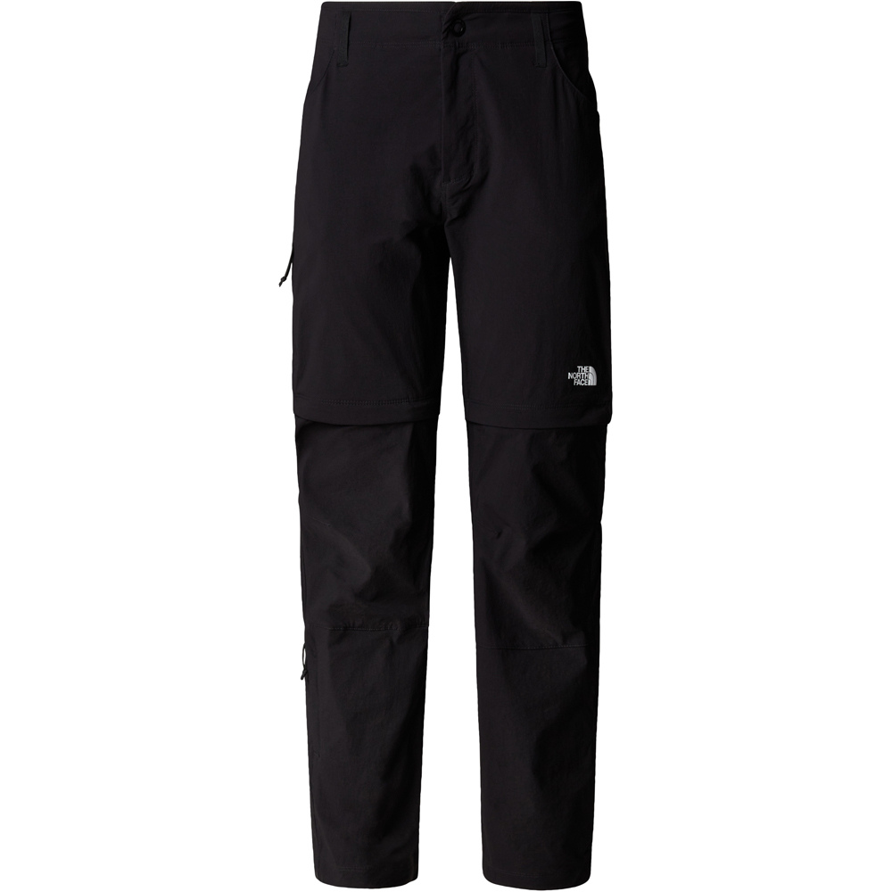 The North Face pantalón montaña mujer W EXPLORATION CONV REG STRAIGHT PANT vista detalle