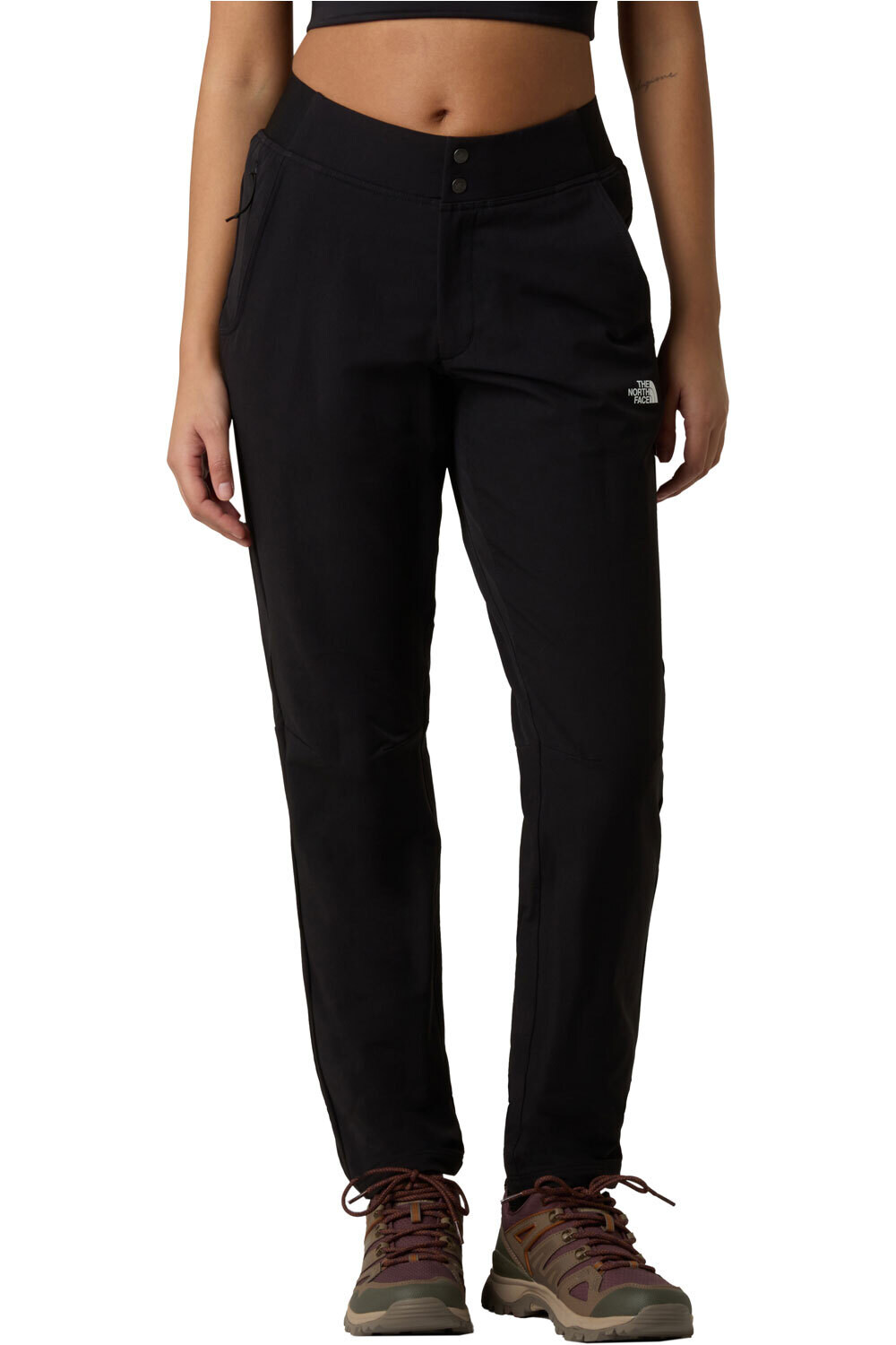 The North Face pantalón montaña mujer W QUEST SOFTSHELL PANTS vista frontal