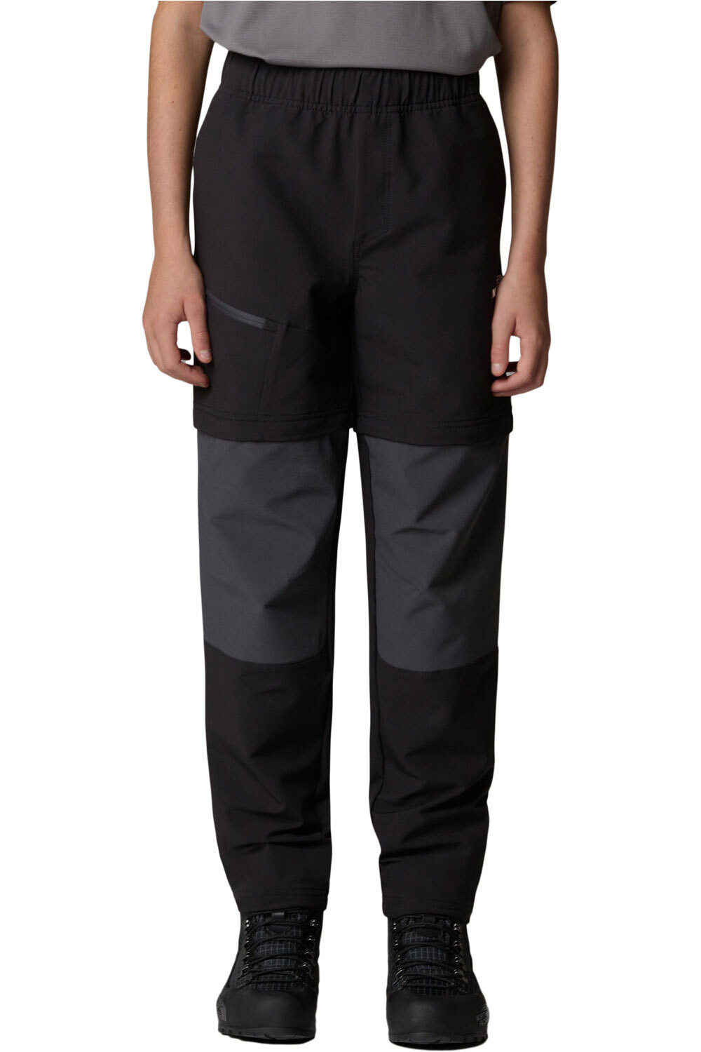 The North Face pantalón montaña niño TEEN HIKE CONV PANT vista frontal