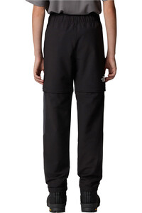 The North Face pantalón montaña niño TEEN HIKE CONV PANT vista trasera