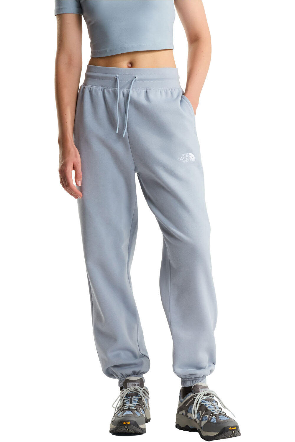 The North Face pantalón mujer W ESSENTIAL RELAXED STRAIGHT JOGGER vista frontal