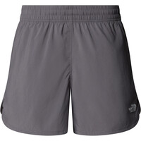 The North Face pantalones cortos trail running mujer W FLEX WOVEN SHORT 5IN vista detalle