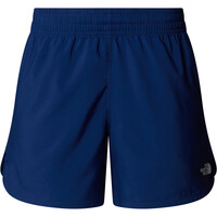 The North Face pantalones cortos trail running mujer W FLEX WOVEN SHORT 5IN vista detalle