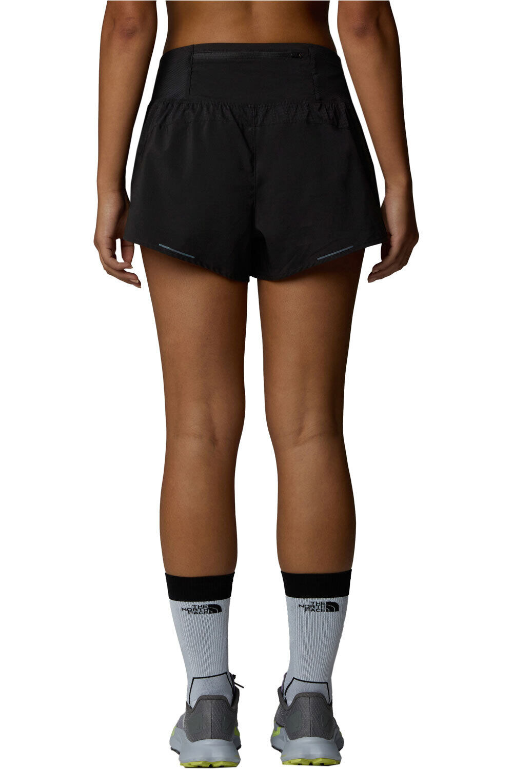 The North Face pantalones cortos trail running mujer W SUNRISER SHORT 3 vista trasera