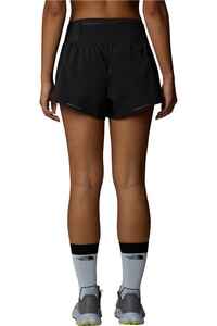 The North Face pantalones cortos trail running mujer W SUNRISER SHORT 3 vista trasera
