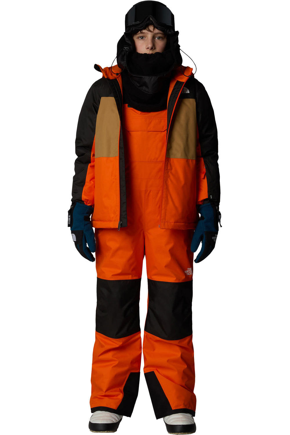 The North Face pantalones esquí infantil TEEN FREEDOM INSULATED BIB vista frontal