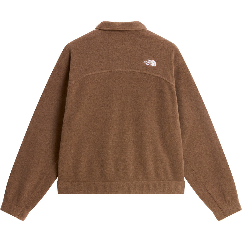 The North Face polar mujer W FLEECE COLLARED JACKET vista detalle