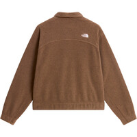 The North Face polar mujer W FLEECE COLLARED JACKET vista detalle