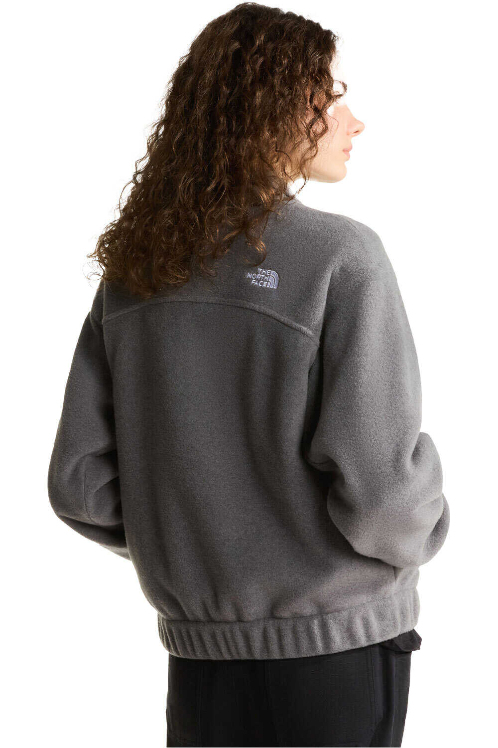 The North Face polar mujer W FLEECE COLLARED JACKET vista trasera