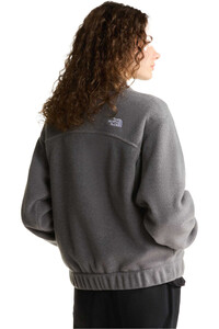 The North Face polar mujer W FLEECE COLLARED JACKET vista trasera