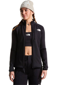 The North Face polar mujer W POLARTEC POWERSTRETCH METEORA FULL ZIP vista detalle