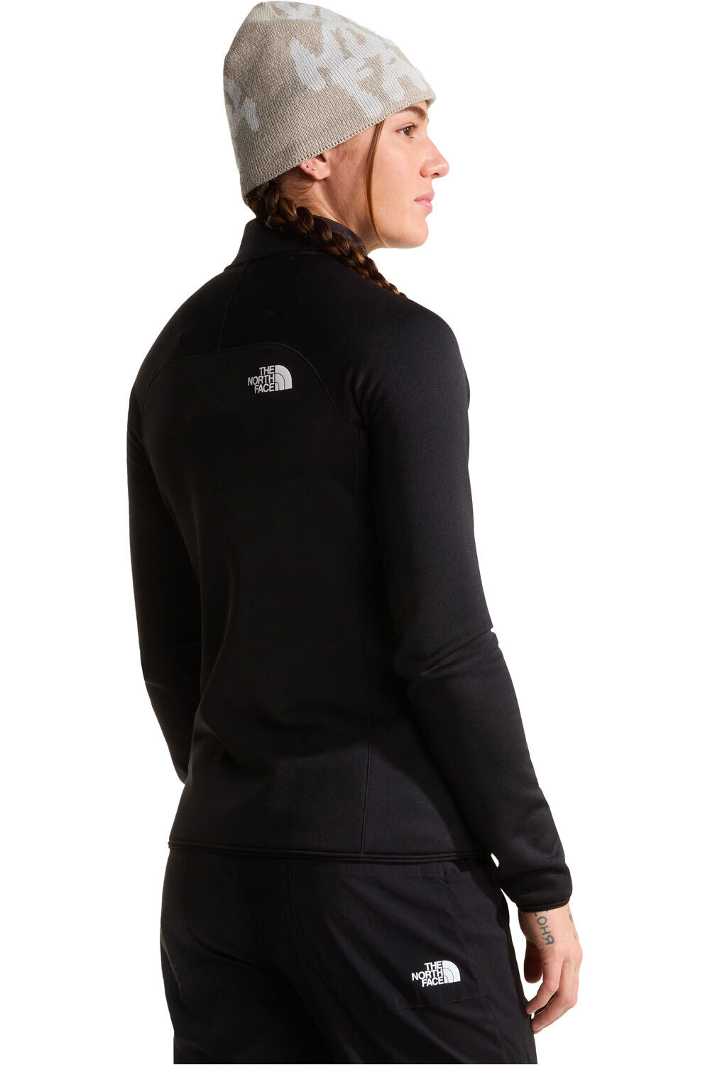The North Face polar mujer W POLARTEC POWERSTRETCH METEORA FULL ZIP vista trasera
