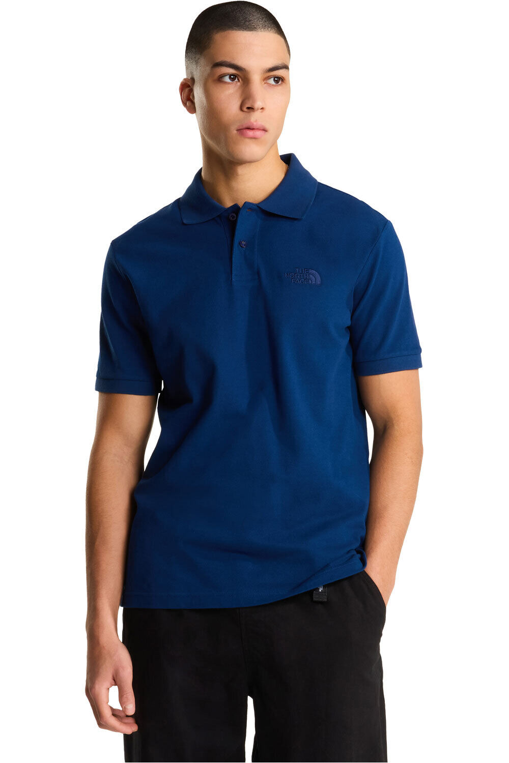 The North Face polo manga corta hombre M ESSENTIAL REGULAR POLO vista frontal