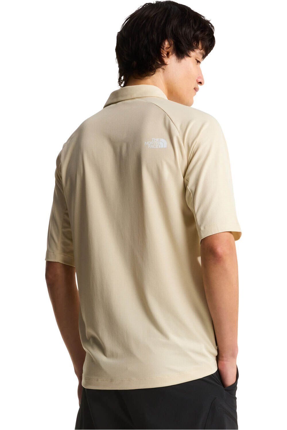 The North Face polo manga corta hombre M LIGHTRANGE PACKABLE SHORT SLEEVE POLO vista trasera