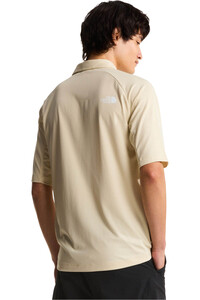 The North Face polo manga corta hombre M LIGHTRANGE PACKABLE SHORT SLEEVE POLO vista trasera