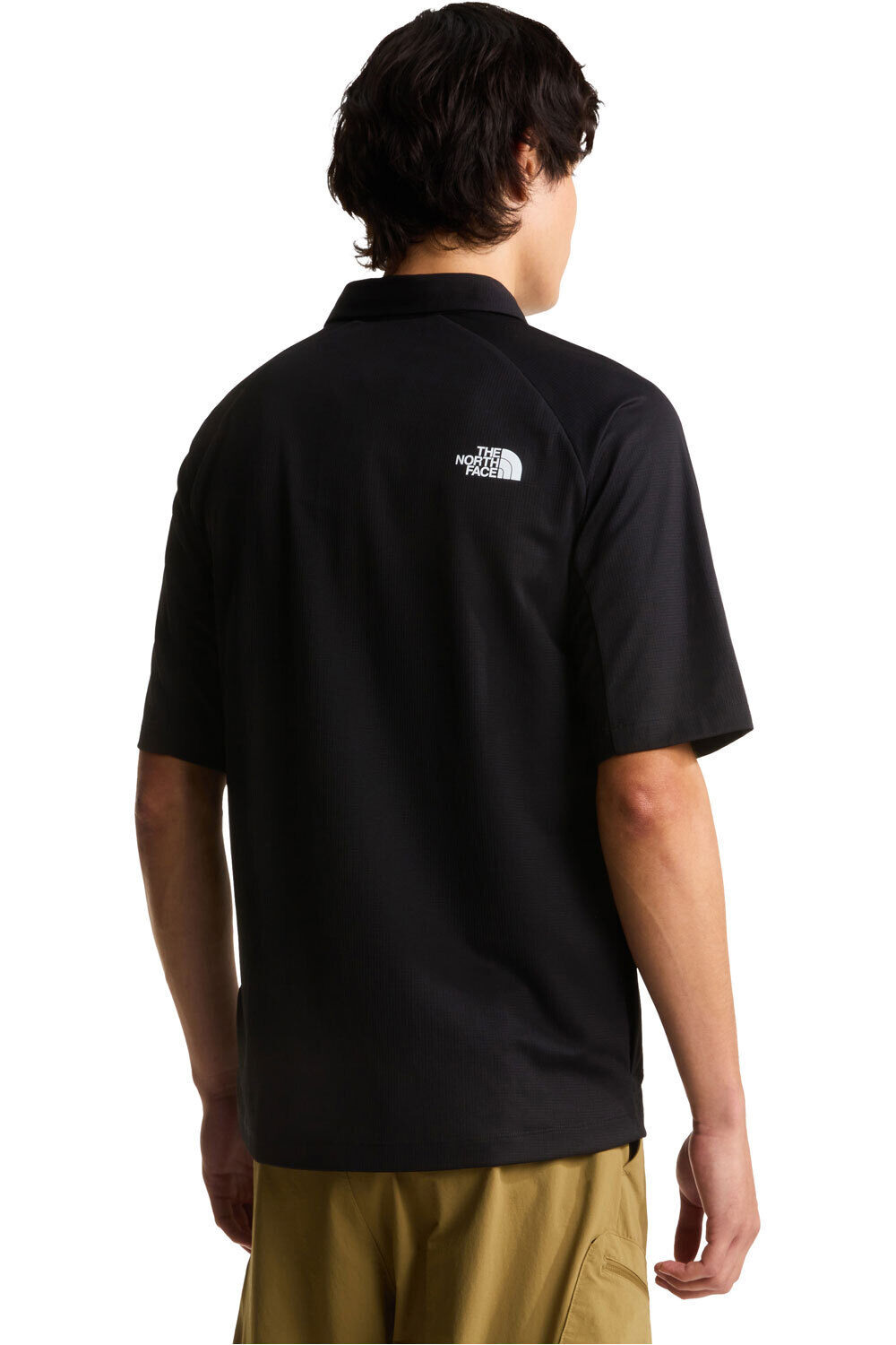 The North Face polo manga corta hombre M LIGHTRANGE PACKABLE SHORT SLEEVE POLO vista trasera