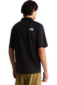 The North Face polo manga corta hombre M LIGHTRANGE PACKABLE SHORT SLEEVE POLO vista trasera