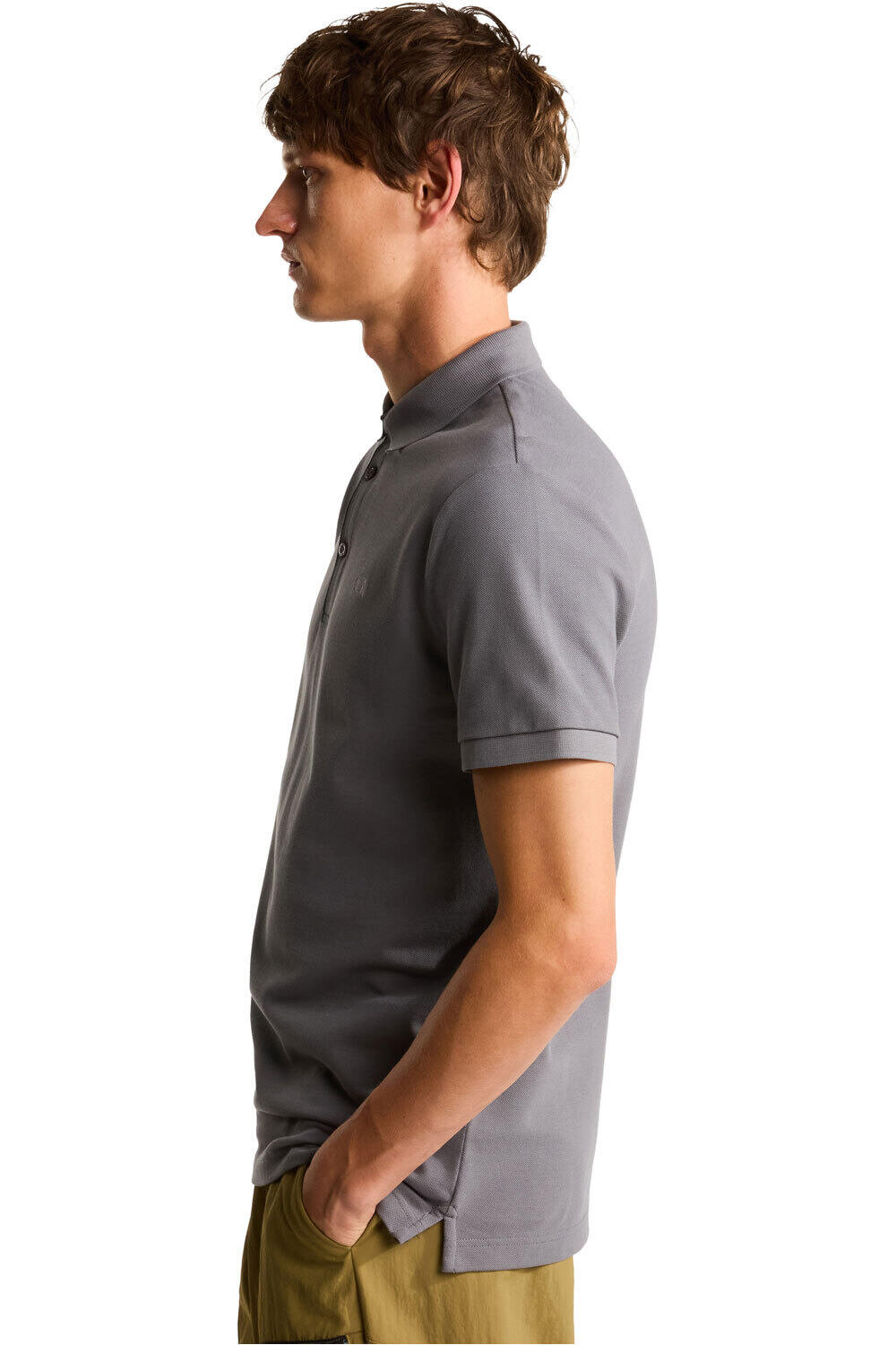 The North Face polo manga corta hombre M PREMIUM SLIM POLO vista detalle