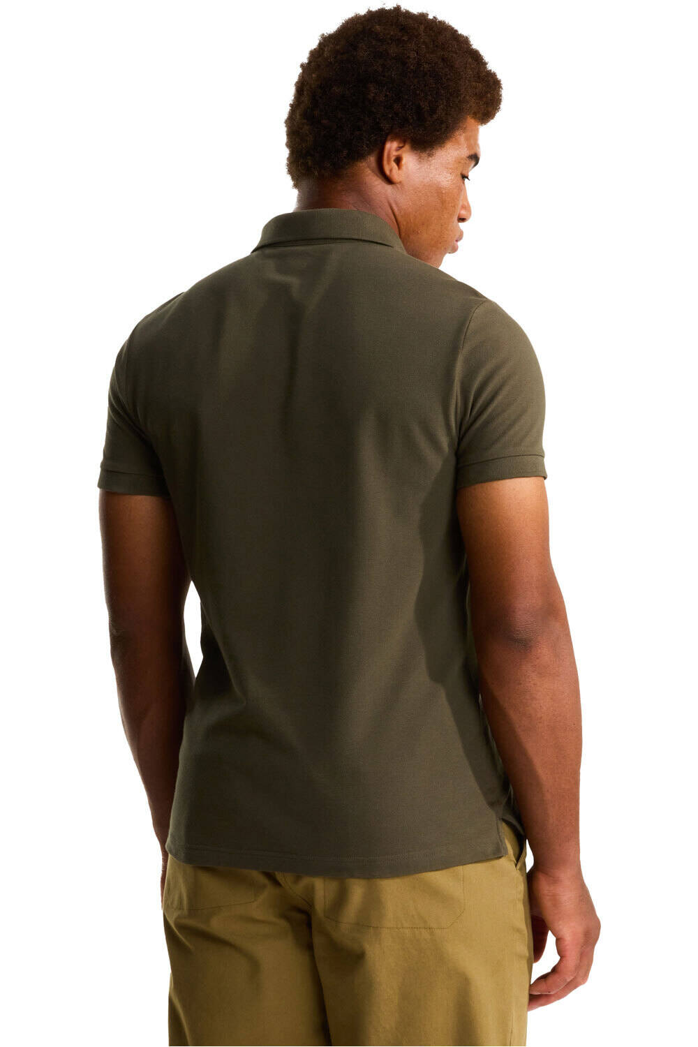 The North Face polo manga corta hombre M PREMIUM SLIM POLO vista trasera