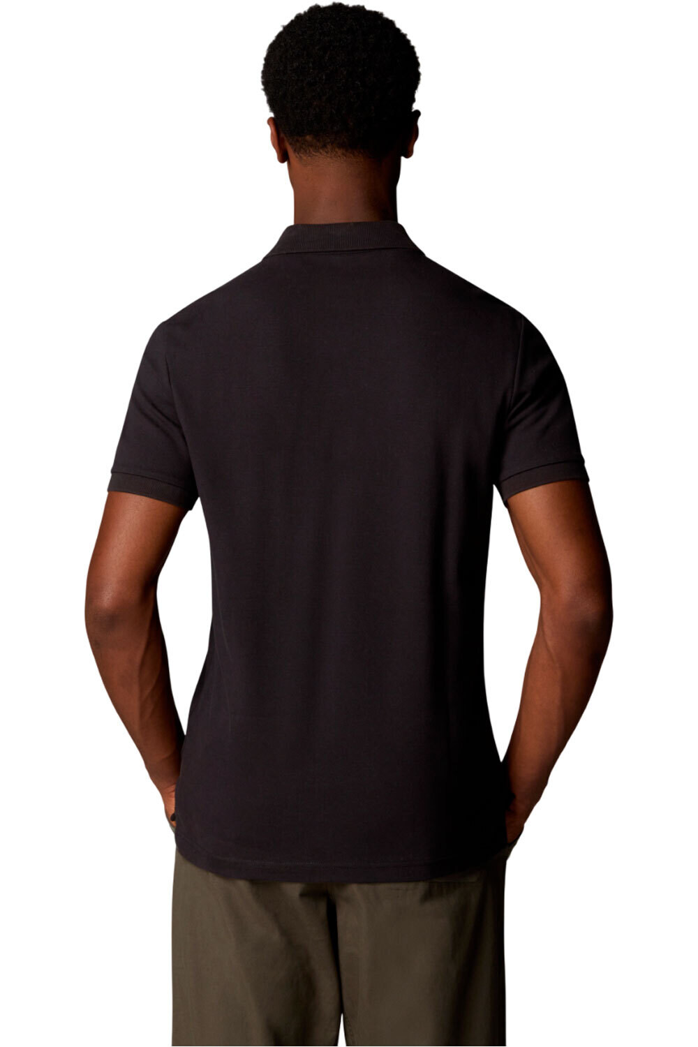 The North Face polo manga corta hombre M PREMIUM SLIM POLO vista trasera