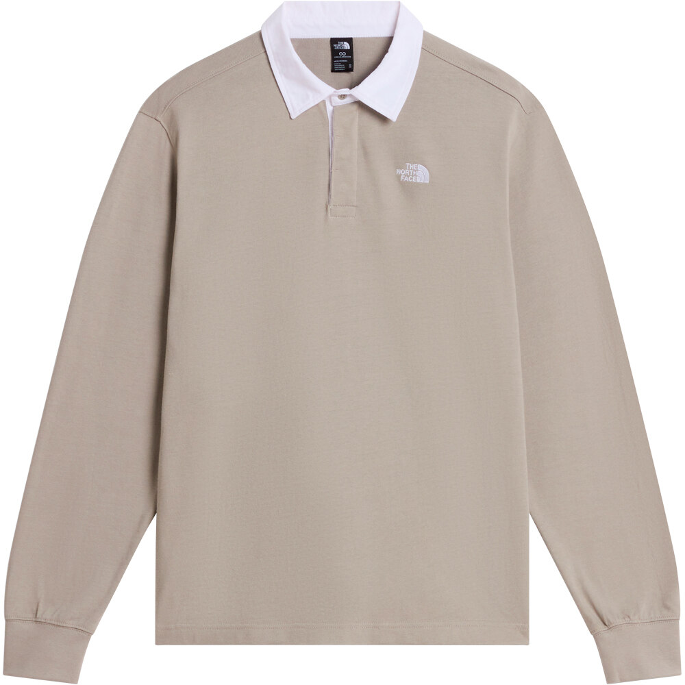 The North Face polo manga larga hombre M VISTA RUGBY LONG SLEEVE SHIRT vista detalle