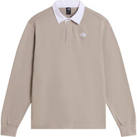 The North Face polo manga larga hombre M VISTA RUGBY LONG SLEEVE SHIRT vista detalle